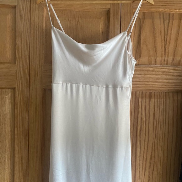 Lulus Champagne Satin Cowl Neck Maxi Dress - Picture 6 of 11